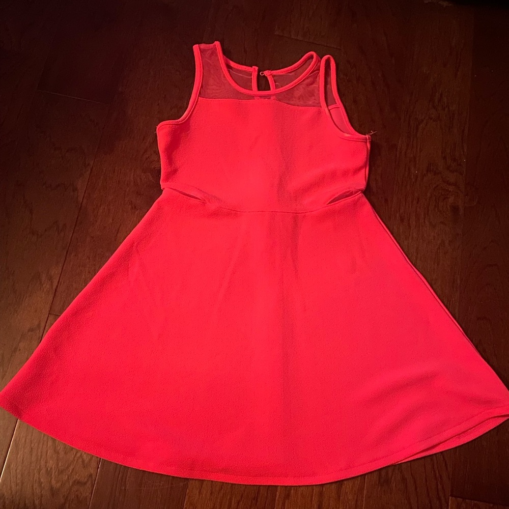 Children hot pink dress | size L(10-12)